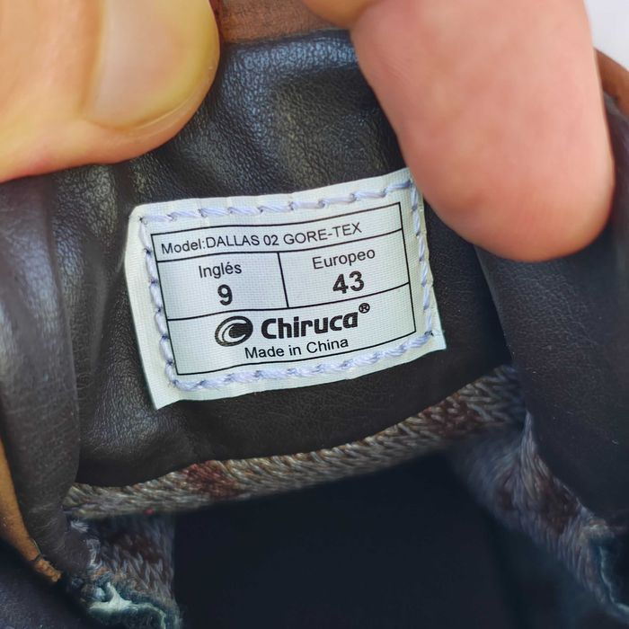 Черевики Chiruca Gore-tex шкіра Іспанія 43р непромокаючі ботинки