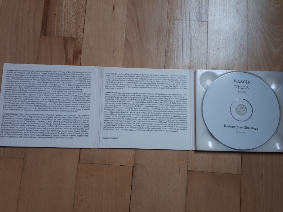 Płyta CD Marcin Dylla ‎– Rodrigo José Ginastera