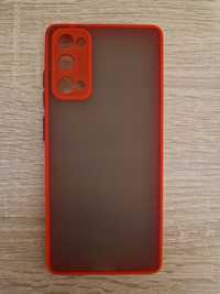 Etui Vennus Color Button Bumper do Samsung Galaxy S20 FE/Lite Czerwony
