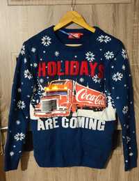 Sweter Coca Cola świąteczny Cieżarówka
