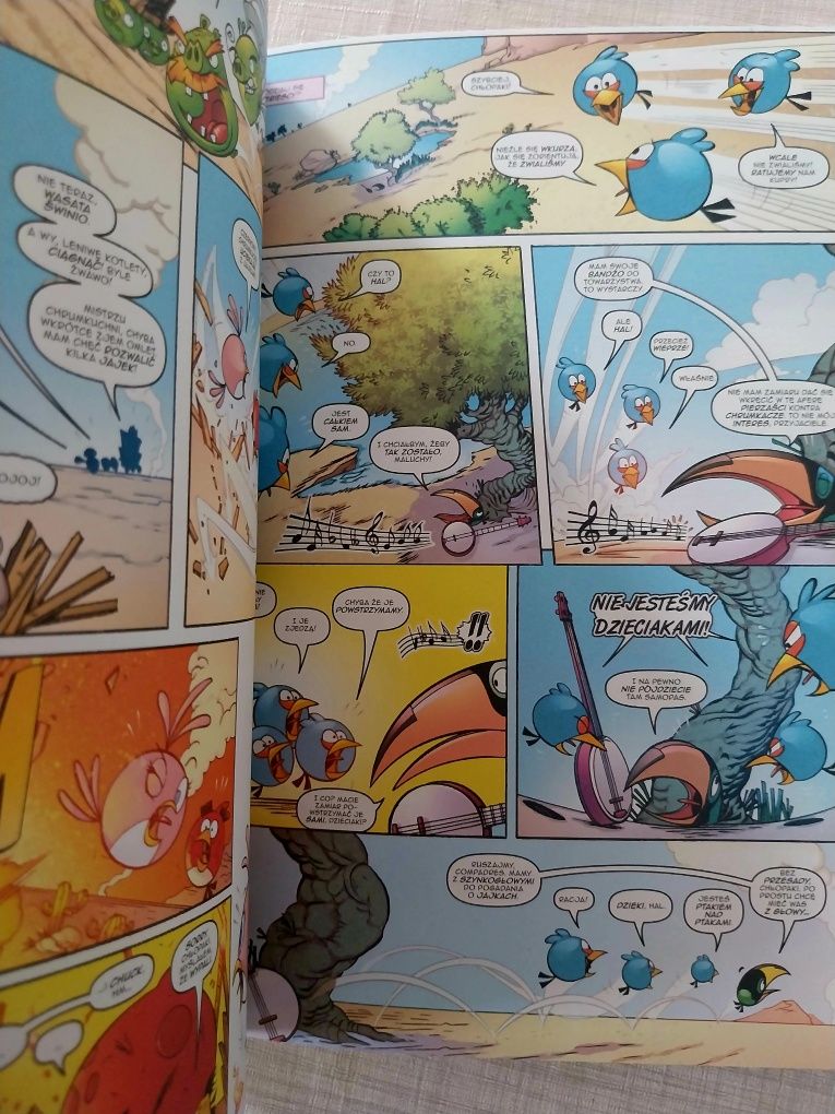 Komiks Angry Birds Transformers Papilon