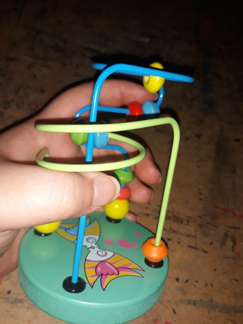 Детская игрушка деревянный лабиринт развивающая малышу играть дерево
