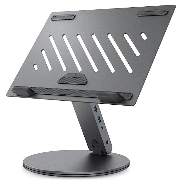 Stojak Spigen LD204H + Hub 6w1 - szary