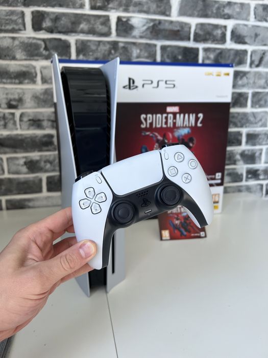 Ps5 с Дисководом , джойстик + 20 игр, есть обмен