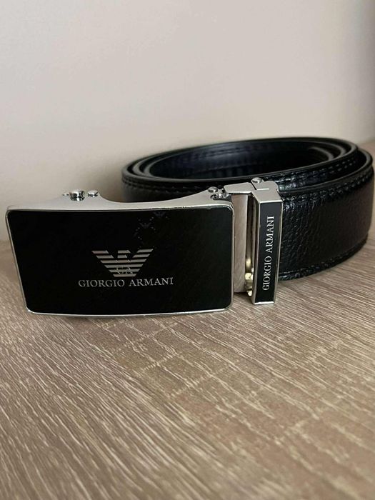 Skórzany Pasek Męski Armani