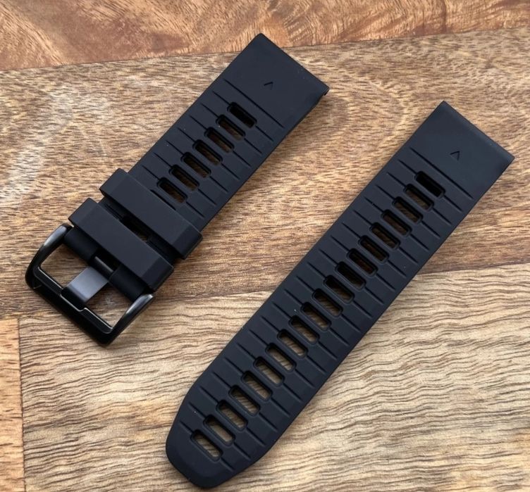 Оригінал. Ремінець Garmin epixPRO (g2) 26mm QuickFit Black Silicone