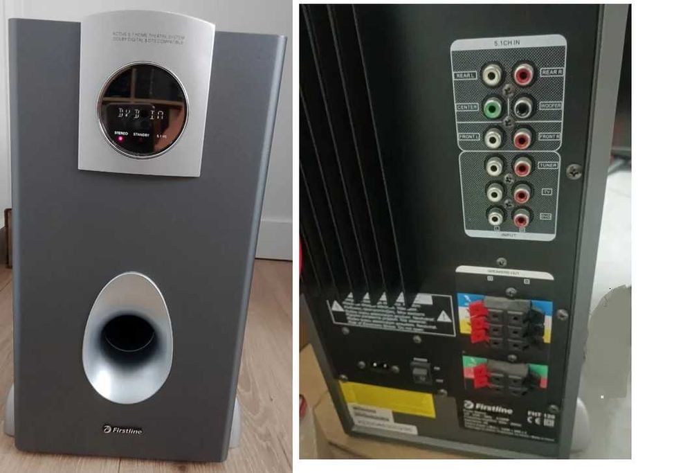 Firstiline FHT120 Active 5.1 + Denver home cinema + Descodificador 5.1