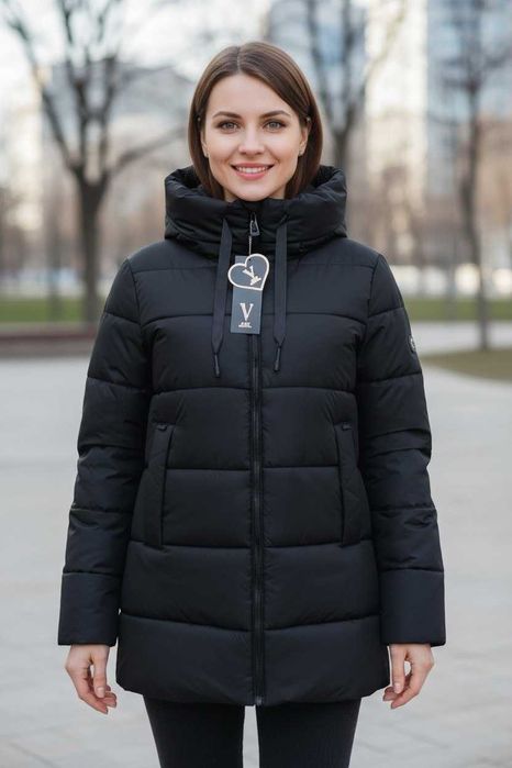 Женская зимняя куртка пуховик, большие размеры. Опт и розница.р.52-62