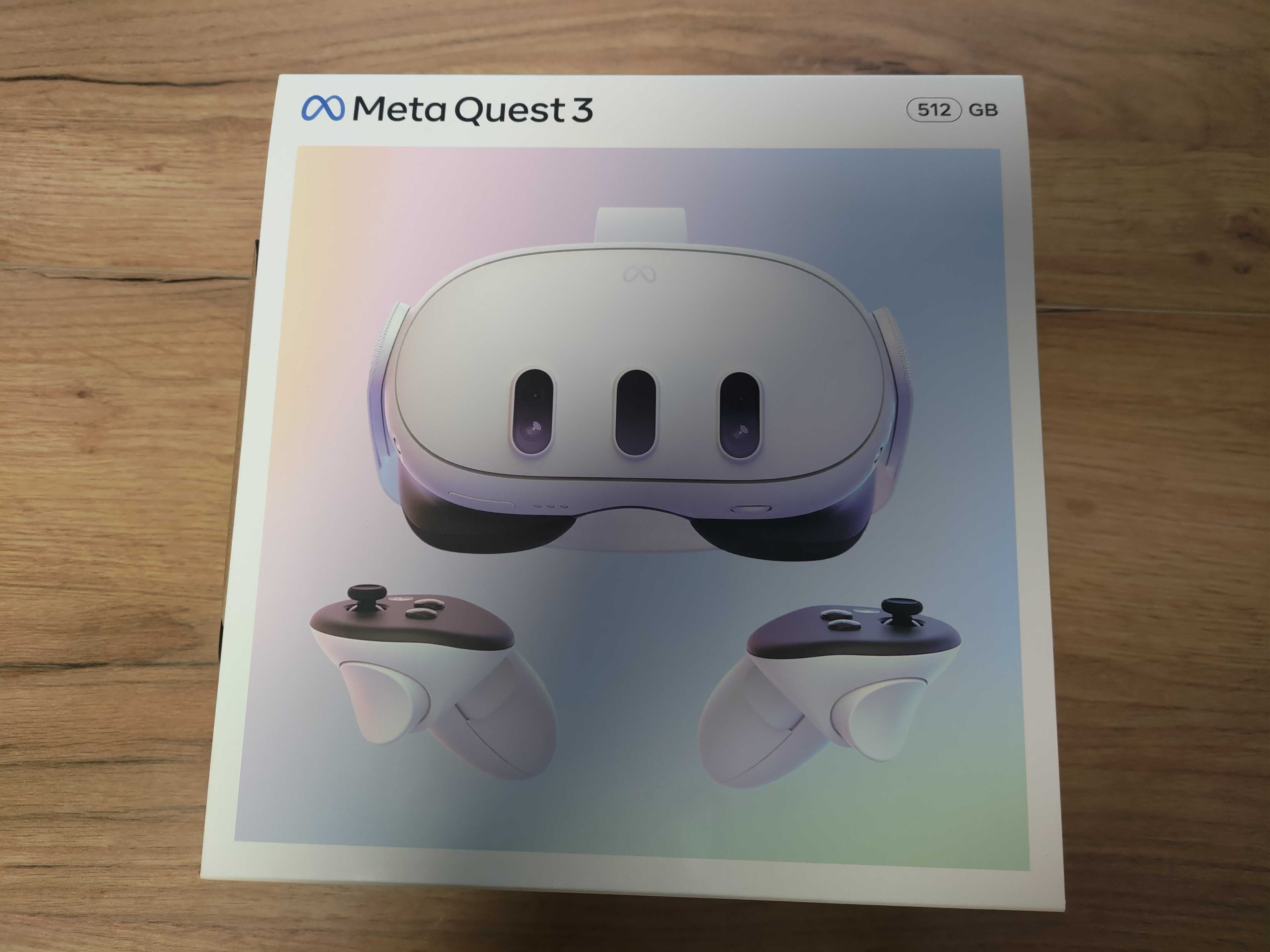 [NOWE, nieotwierane] Google VR, Meta Quest 3, 512 GB