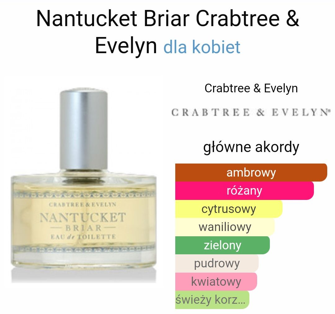 Nantucket Briar Crabtree & Evelyn dla kobiet 60 ml