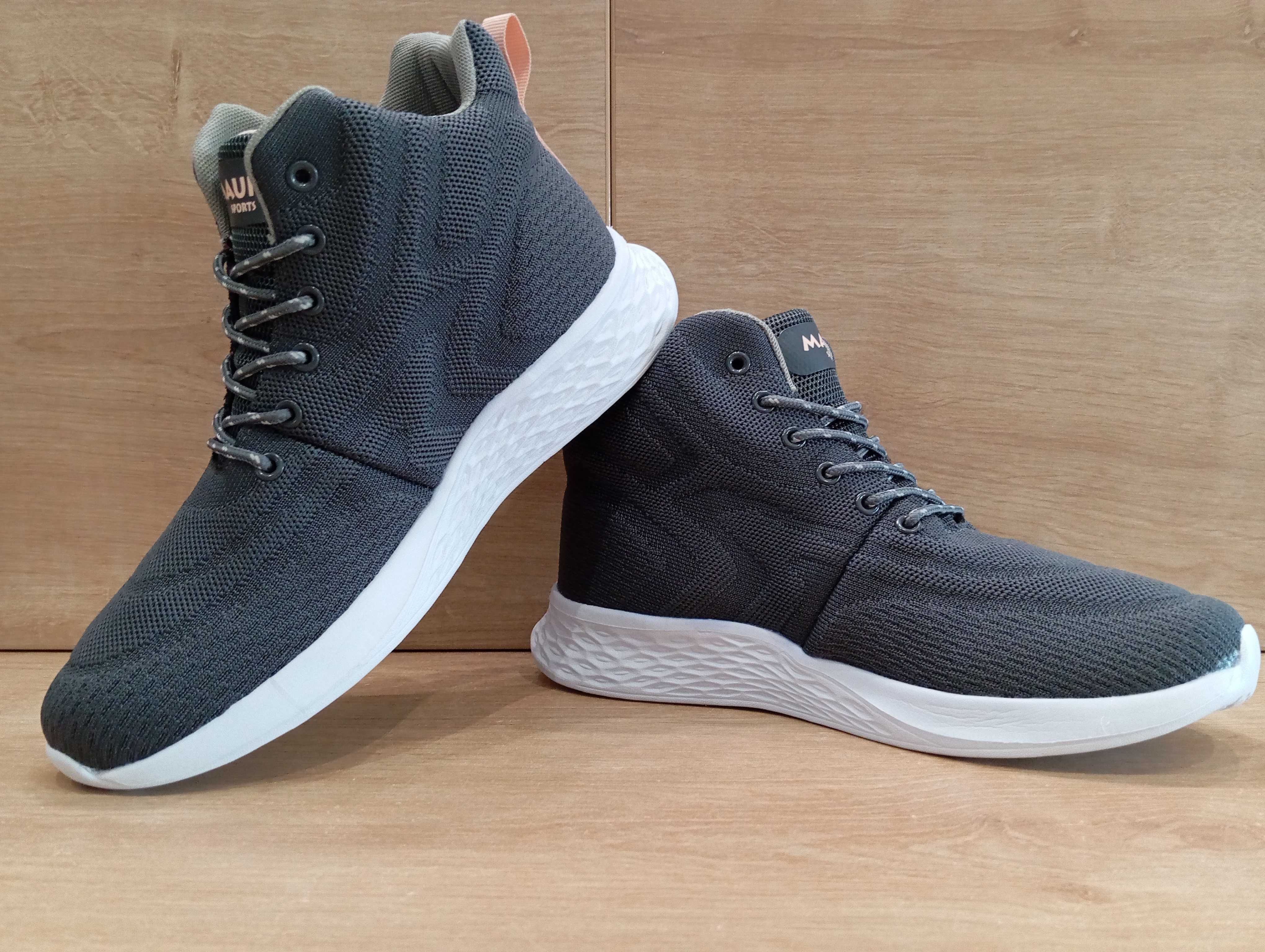 MAUI* SPORTS Super Lekkie Wysokie Sneakersy Damskie Rozm. 39 /25cm.