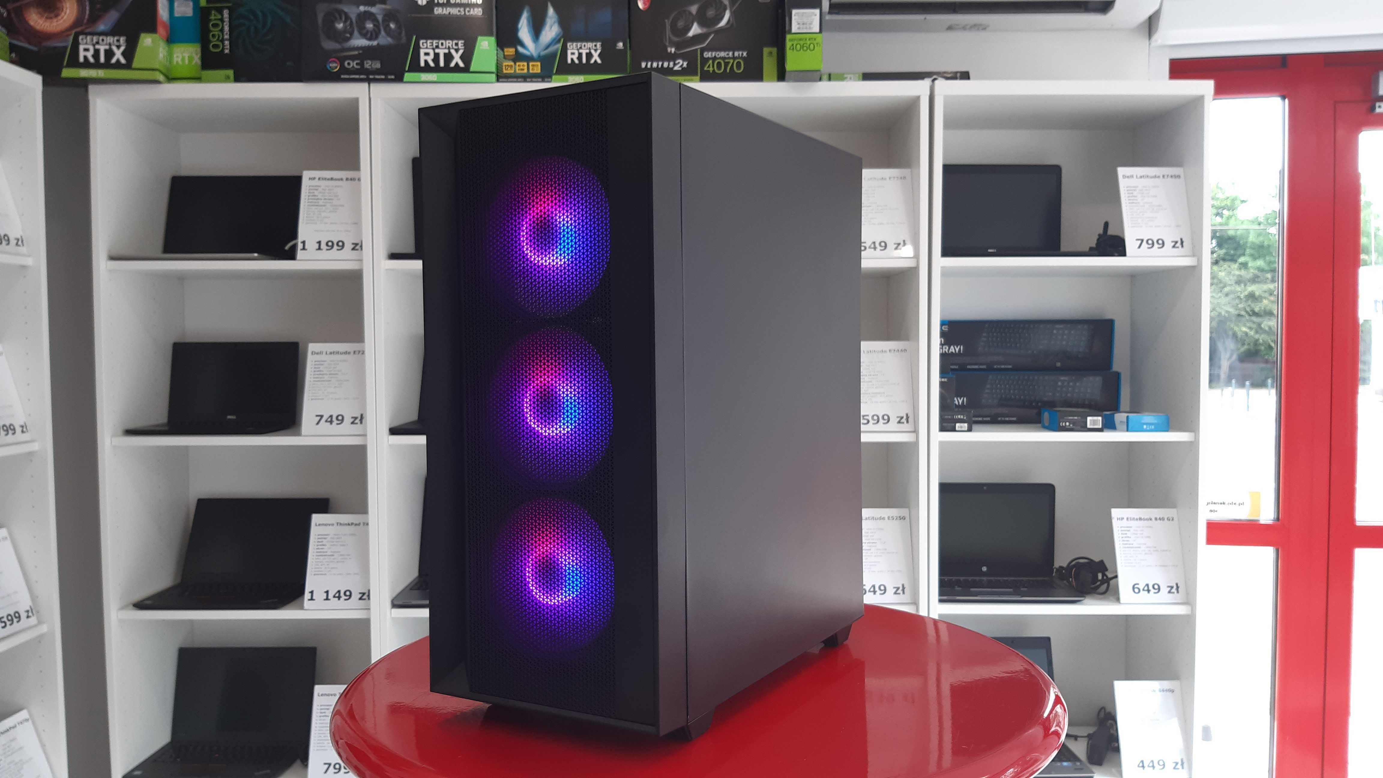 Nowy Komputer Gamingowy i5-14400f 32GB/1000SSD RX 7800 XT FV23 RATY0%