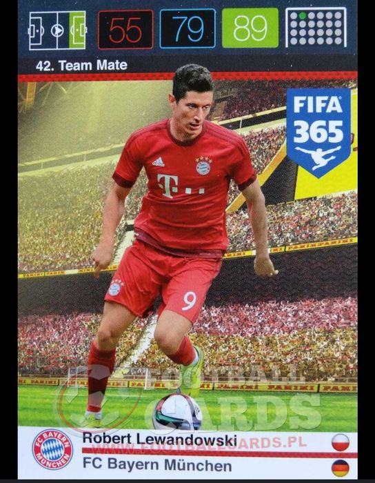 Karta rzadka Robert Lewandowski  +kod aktywacyjny fifa365