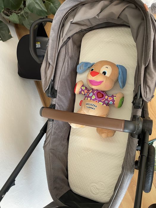 Wózek 3w1 (gondola/spac.) Kinderkraft B-Tour z fotelikiem Mink