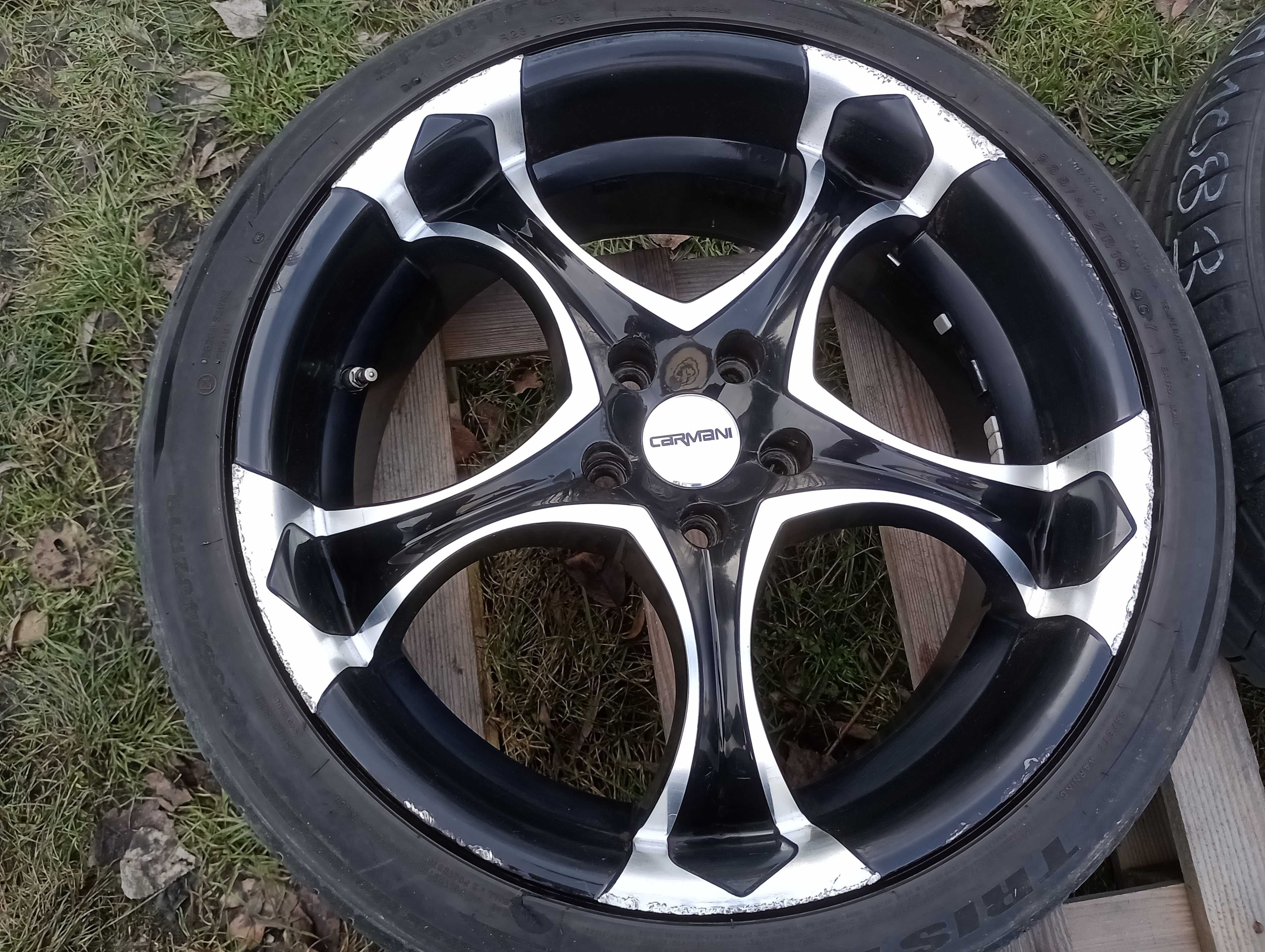 Alufelgi 19cali 5x112 + opony lato 235x40 -Audi VW Seat Skoda Mercedes