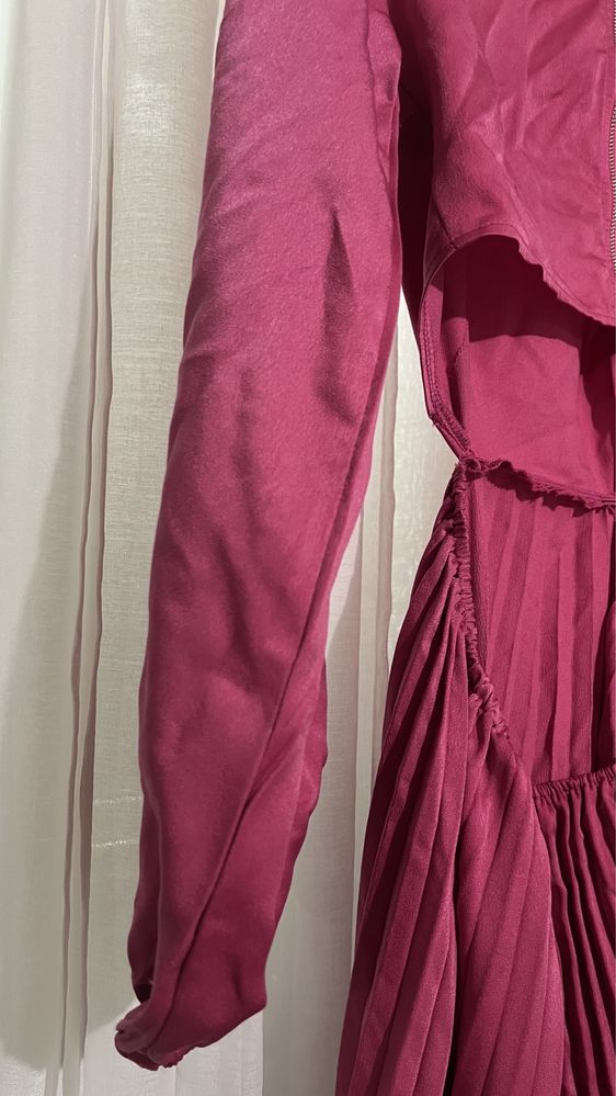 Vestido midi Rosa