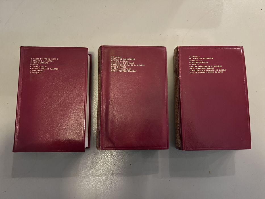 Coleção de 3 livros Eça de Queiroz