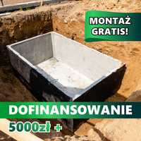 Zbiornik betonowy na Deszczówkę Wodę Opadową Szambo betonowe Szamba