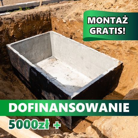 Zbiornik betonowy na Deszczówkę Wodę Opadową Szambo betonowe Szamba