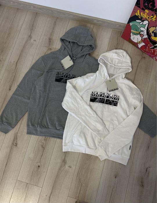 Толстовка Napapijri нова чоловіча на флісі стильна тепла кофта худі