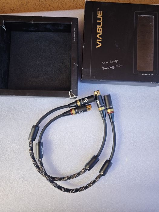 Audioplan MusiCable UIC 88B, Viablue NF-SI Silver Quatro XLR міжблочні