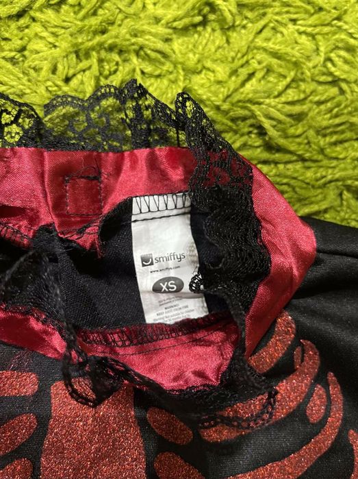 Платье скелет Катрина на Хеллоуин размер XS