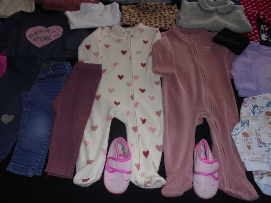 lote de roupa de menina bebé o gatinho