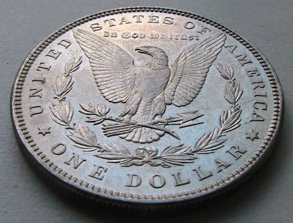 США 1 доллар 1889 #1 Доллар Моргана Morgan Dollar Серебро