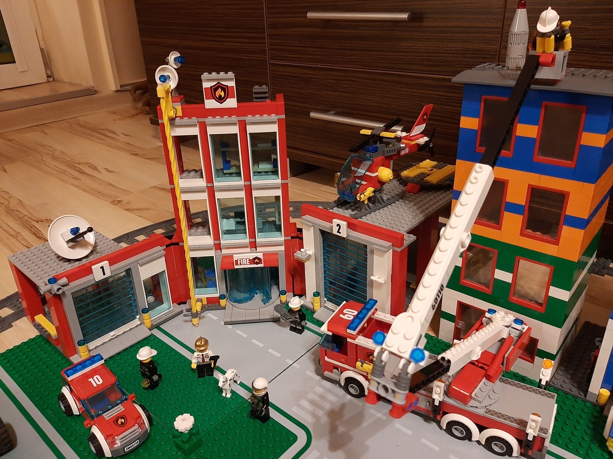 Lego City 60110 - jak nowa, najlepsza remiza straż