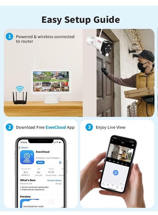Kit video vigilância
