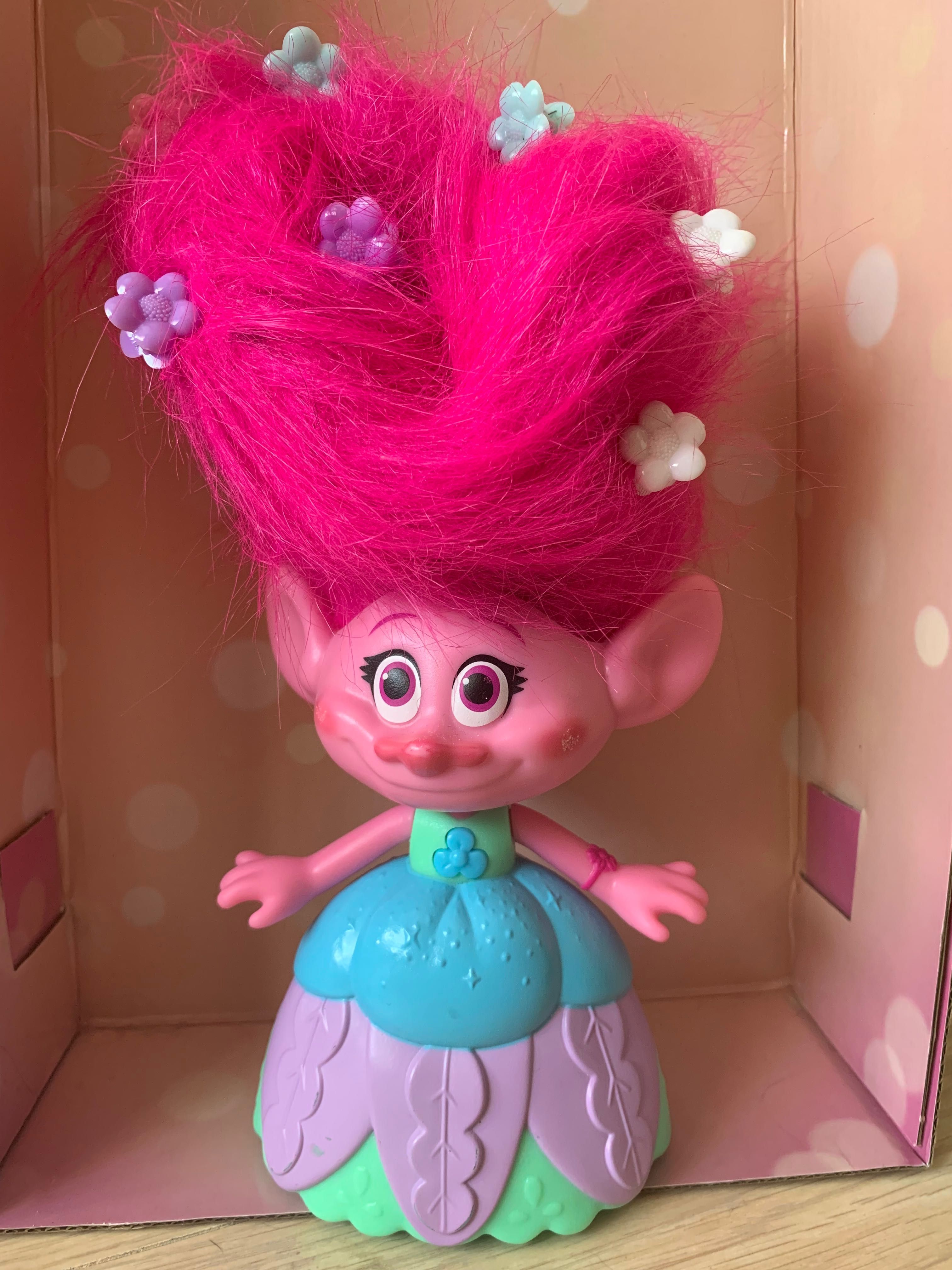 Hasbro Trolls принцесса Розочка интерактивная, как новая