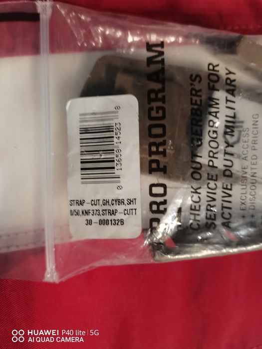 GERBER STRAP CUTTER- nóż do cięcia linek/pasów.