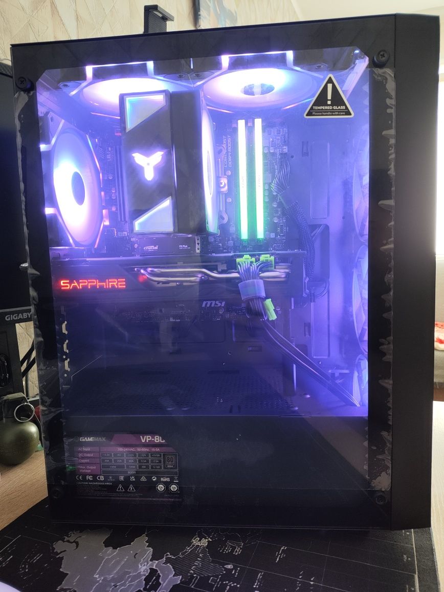 Ігровий ПК - R5 5600X/B550/RX5700XT/DDR4-32GB(3600)/M.2 NVME - 1TB