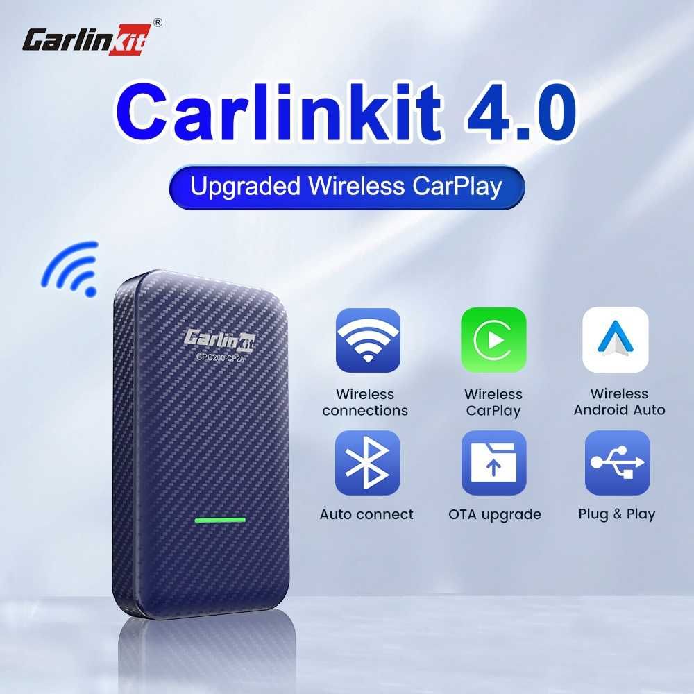 CarlinKit 4.0 адаптер для беспроводного Apple CarPlay / Android Auto