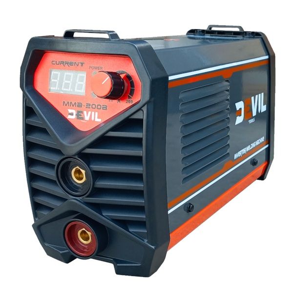 Aparelho Soldar Devil'Tools Inverter MMA 200B + Máscara de Soldar Tols