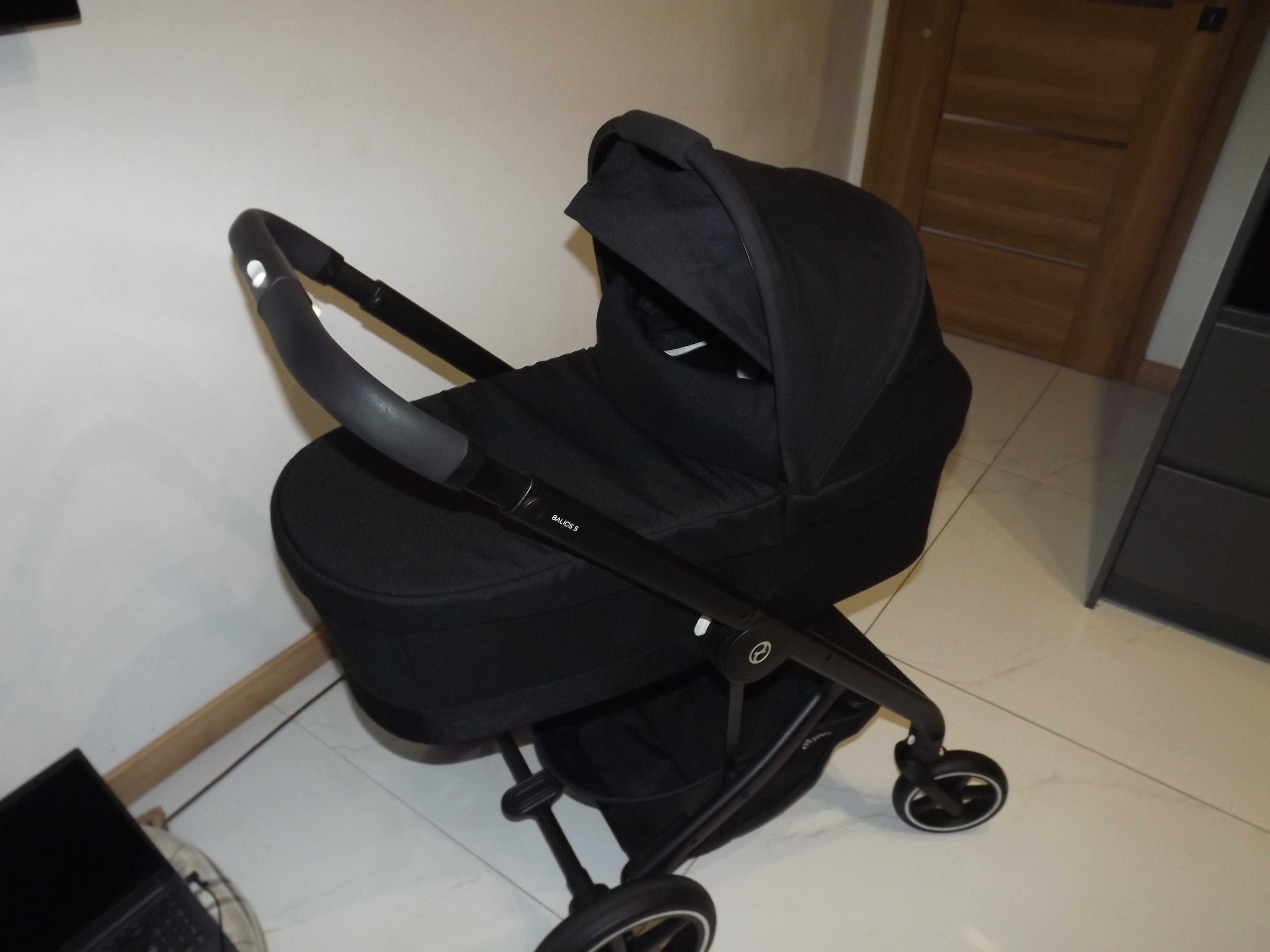 Cybex Balios s lux Deep black 3w1 +Baza Maxi cosi Wysylam