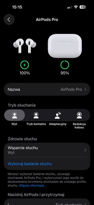 Sluchawki apple air pods pro2