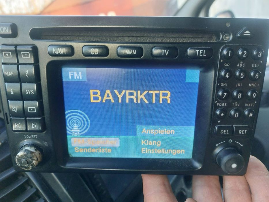 Магнітола mercedes ml w163