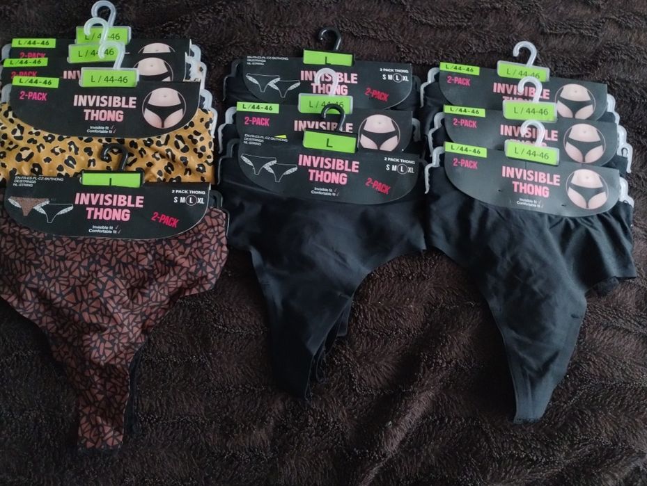 Stringi invisible thong damskie L