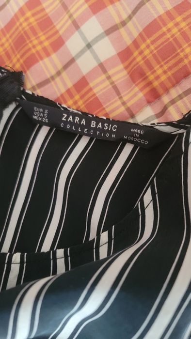 Vestido preto e Branco Zara