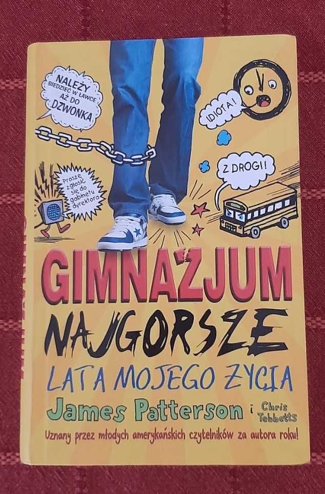 Książka Gimnazjum najgorsze lata mojego życia, dla młodzieży