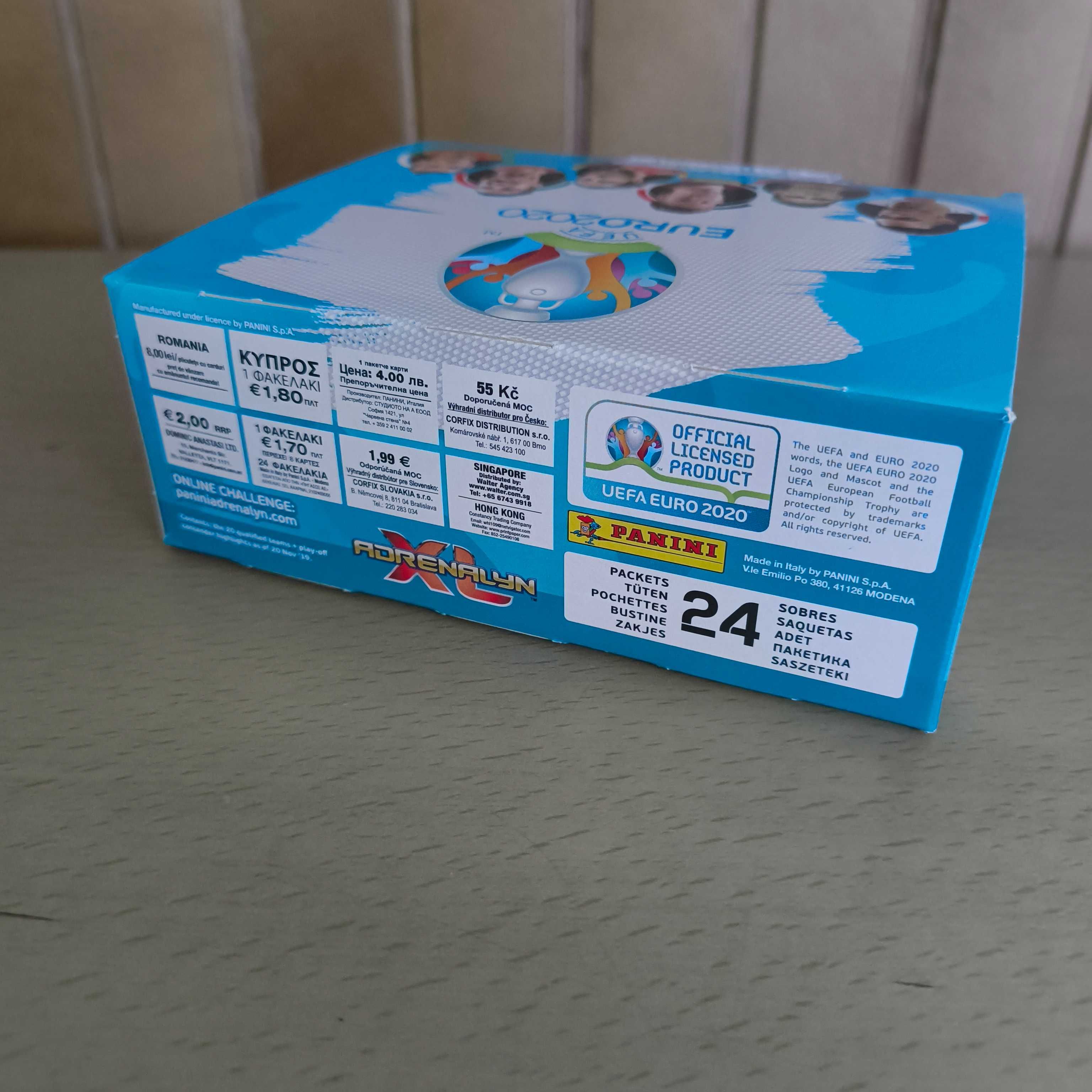 Caixas Cartas Panini Uefa Euro 2020 Adrenalyn XL