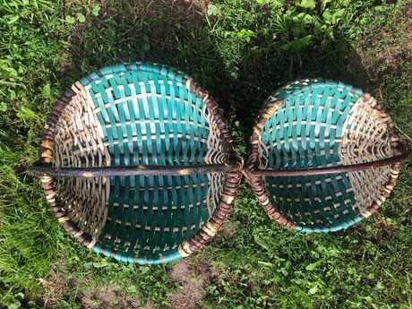 Koszyki na grzyby ziemniaki plecione ręcznie różne rozmiary
