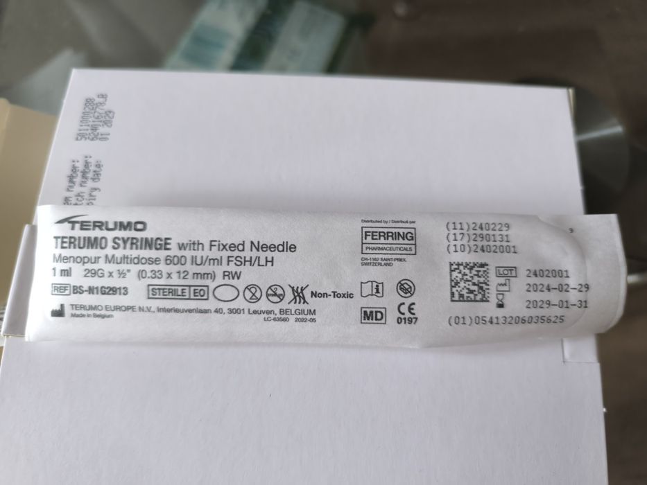 Strzykawka z igłą nowe