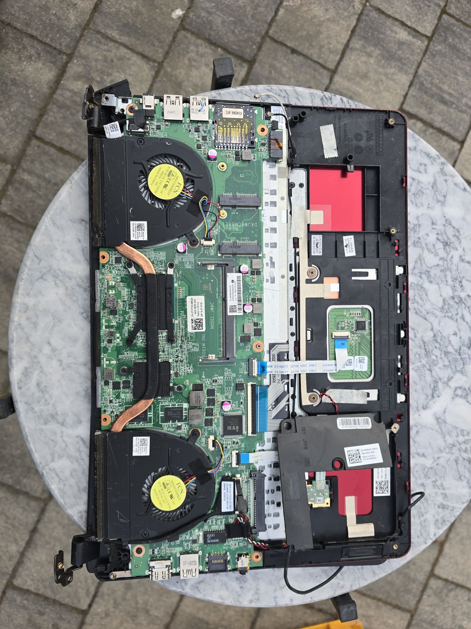Laptop dell na części