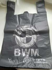 Пакеты майка БМВ плотные упаковка 100 штук