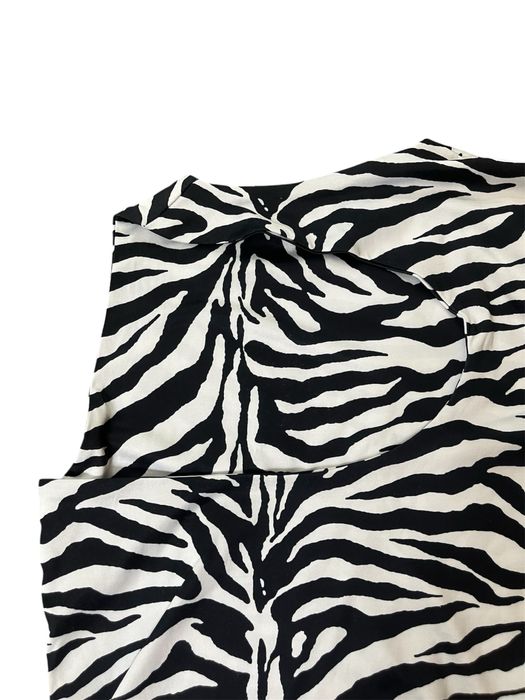 Боді з принтом зебри