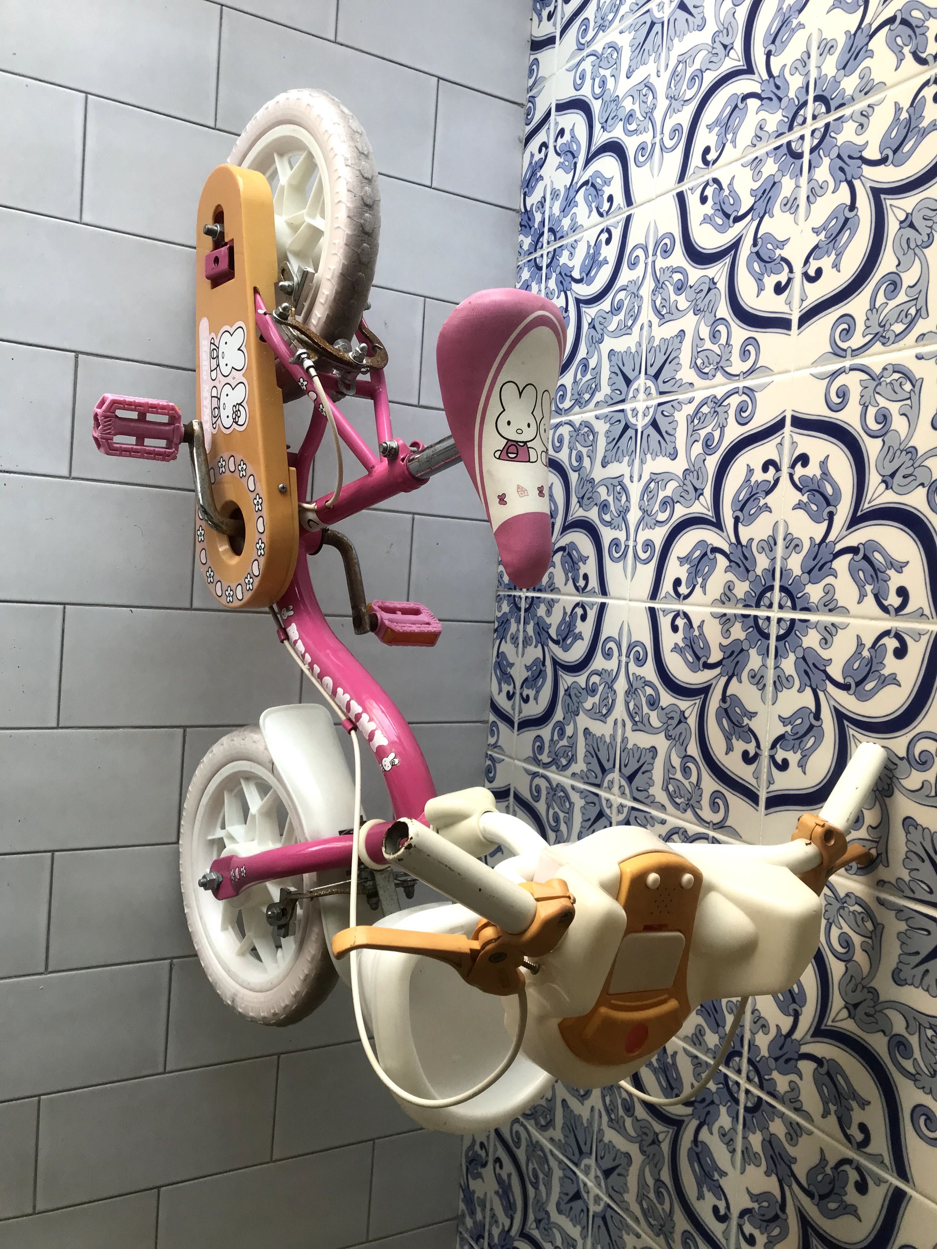 Bicicleta menina criança HELLO MYMY pneu maciço