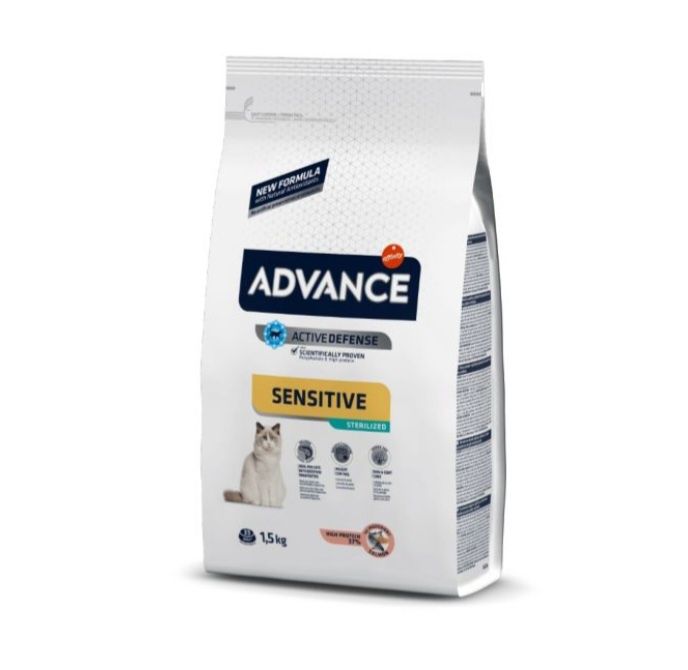 Advance gato estrelizado sensitive 1,5kg