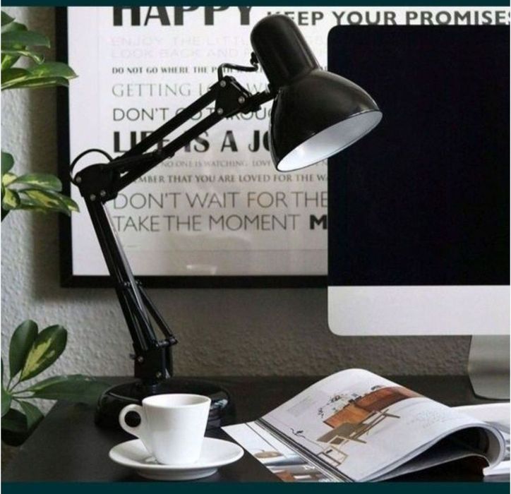 Lampa kreślarska stołowa biurkowa żarówka gratis